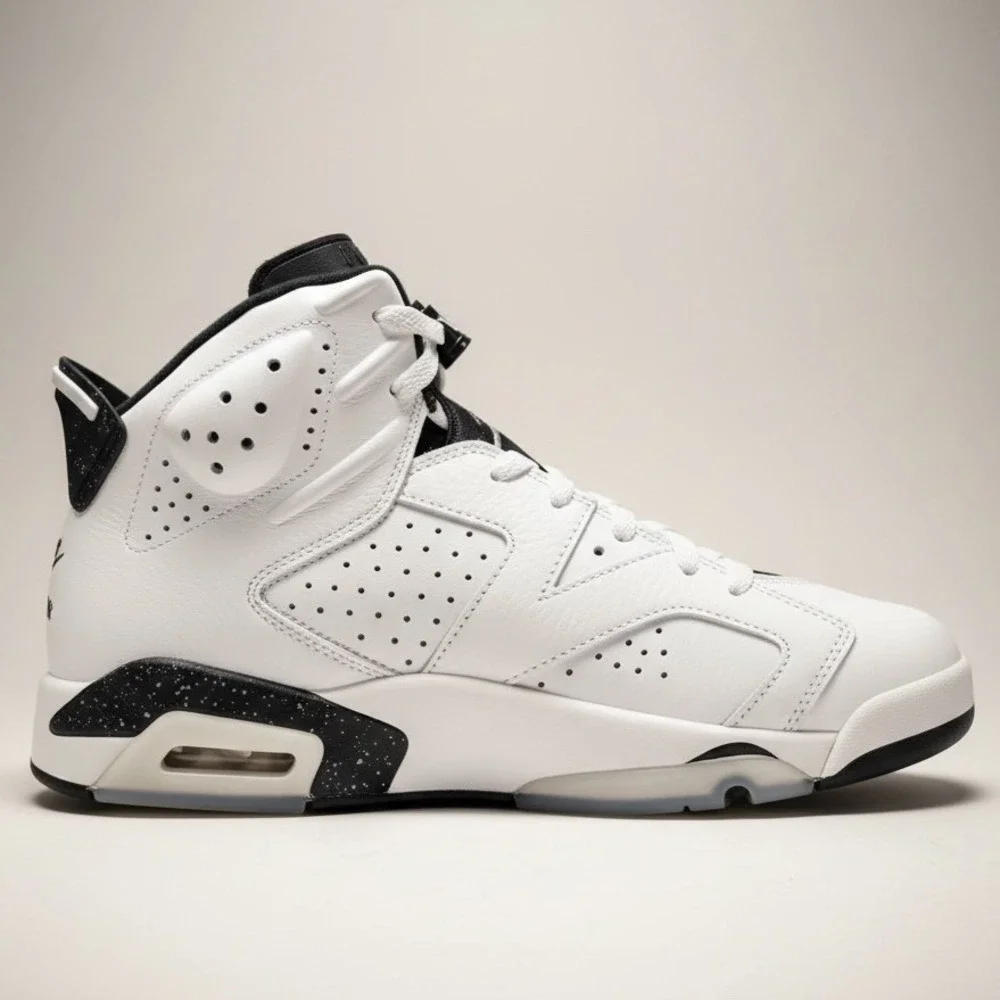 Nike Air‎ Jordan 6 Retro Olympic White Black Speckled CT8529-112 Mens Size 10
